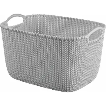 Úložný box CURVER Košík KNIT 19l | šedá
