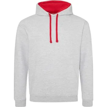 Pánská mikina Just Hoods Varsity Hoodie, šedá (Sport Grey)