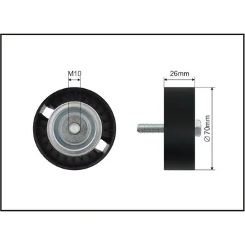 Vratná/vodicí kladka, klínový žebrový řemen CAFFARO 01-11 SC
