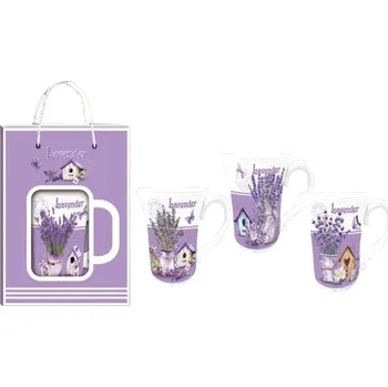 PROHOME - Hrnek 11,2x9cm Levandule různé dekory
