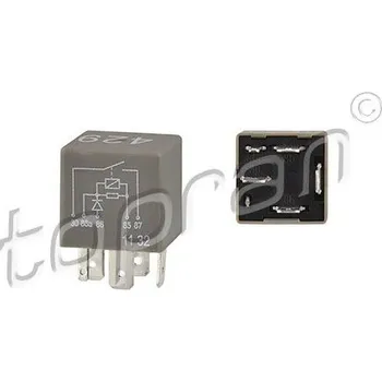 Autoelektrika Relé, pracovní proud HANS PRIES - TOPRAN 115 666