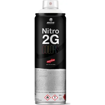 Barva ve spreji MTN Nitro 2G 500 ml bílá
