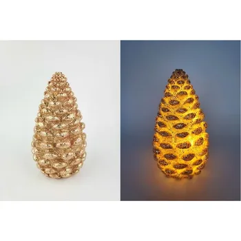 Vánoční dekorace PROHOME - Šiška LED 8x8x14cm