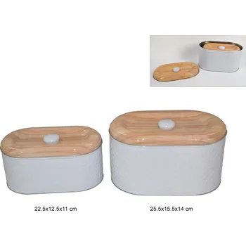 Dóza na potraviny PROHOME - Dóza plech sada 2ks