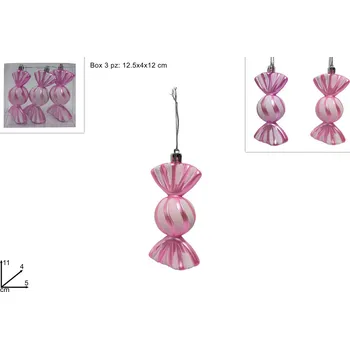 PROHOME - Dekorace-bonbón 3ks