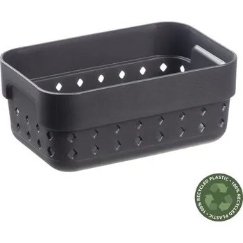 Úložný box PLAST TEAM - Košík úložný S černý Seoul