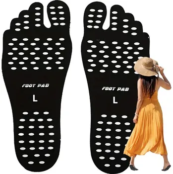 Voděodolné nálepky na chodidla, Jackson Ultima, černé