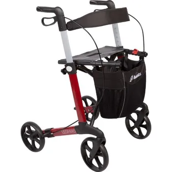 Koloběžka Kolébkové chodítko pro seniory Leopard Red