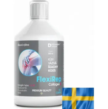 Kloubní výživa Tekutá kloubová výživa s kolagenem I, II, III, KolagenDrink FlexiRep - 500 ml