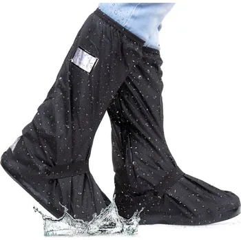 Cyklistické návleky Voděodolné návleky na boty do deště černé, 40 cm, EU (40-42)