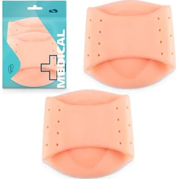 Péče o nohy Podpora klenby chodidla - silikonové tlumící bandáže na chodidla, 1 pár (2 ks)