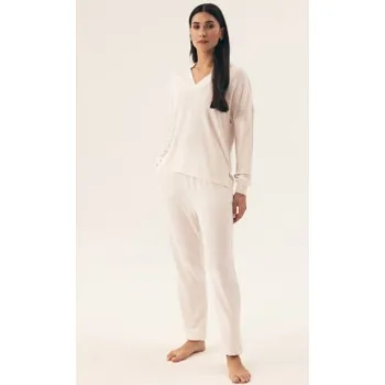 Dámské pyžamo Dámské pyžamo - homewear - Henderson Boar Světle béžová XL