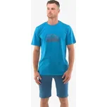 Pánské pyžamo Gina 79128P - Bavlna Tmavěmodrá-modrá S