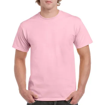 Pánské oblečení Gildan Heavy Cotton™ Adult T-shirt, růžová (Light Pink)