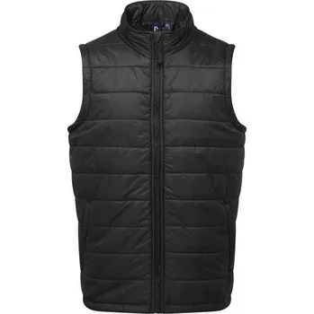 Pánská vesta Premier Men's 'recyclight' Padded Gilet, černá (Black)
