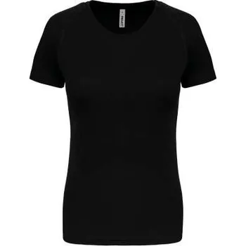 Proact Ladies' Short-sleeved Sports T-shirt, černá (Black)