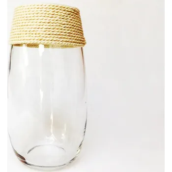 Váza Váza sklo provaz 23x8cm