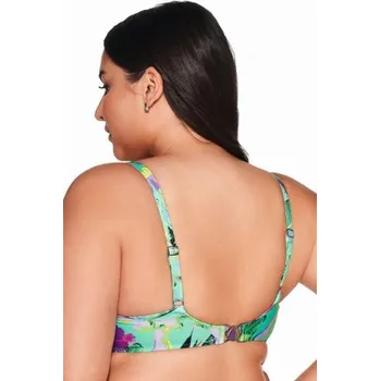 Dámské plavky Vyztužený horní díl plavek Ava Lingerie SK-210 Vibrant Světle zelená 70F