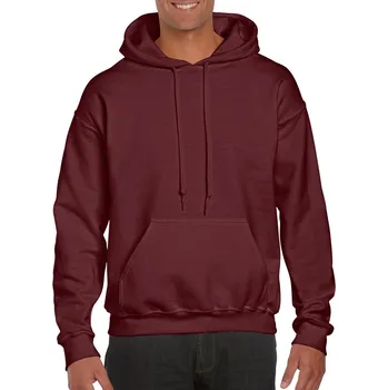 Pánská mikina Gildan Dryblend® Adult Hooded Sweatshirt mikina, červená (Maroon)