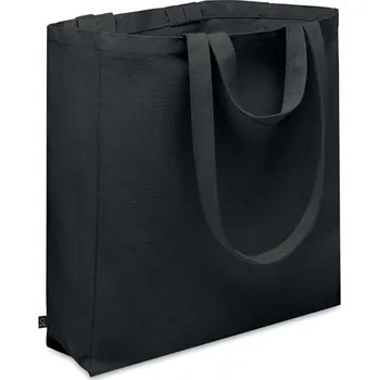 Nákupní taška Taška z recyklované bavlny - GAVE COLOUR, černá