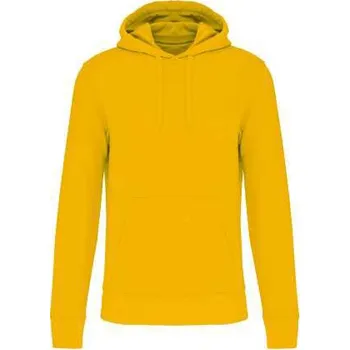 Pánská mikina Kariban Men's Eco-friendly Hooded Sweatshirt mikina, žlutá (Daisy)