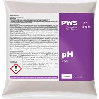 Bazénová chemie PWS - Professional Water System pH plus 1 kg pro úpravu pH vody, DOPLNĚNÍ