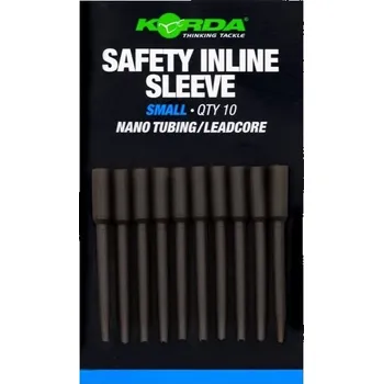 KORDA - Převleky Safety Inline Sleeve Nano Tubing Leadcore Small 10 ks