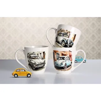 VERONI - Hrnek Retro Car různé dekory