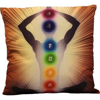 Polštář Meditativní polštář Jogín a 7 čaker, 40 x 40 cm