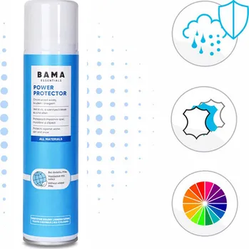 Přípravek pro údržbu obuvi BAMA Power Protector – Profesionální impregnační sprej na obuv a textilie 400 ml
