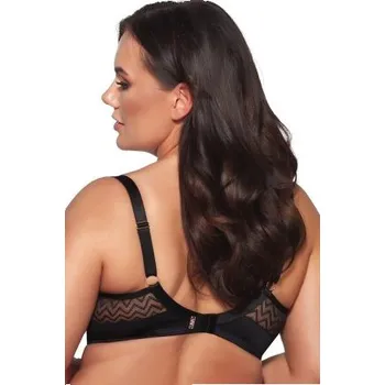 Podprsenka Nevyztužená podprsenka Ava Lingerie 2103 Black Černá 75G
