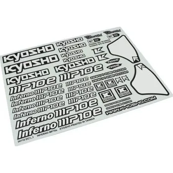 RC model Decal Sheet Kyosho Inferno MP10e - expresní doprava