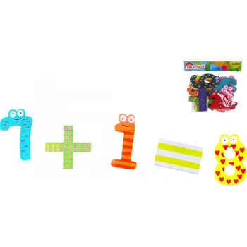 Dřevěná hračka Magnet číslice dřevěné