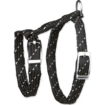 Set postroj a vodítko pro kočky reflexní, nylon