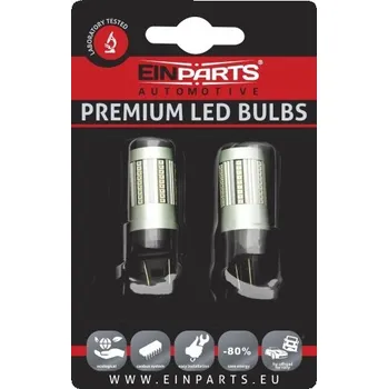 Přídavný světlomet LED žárovky Retrofit W21W 7440 66SMD CANBUS - Sada 2 ks EINPARTS AUTOMOTIVE