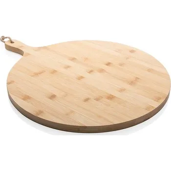 Kulatá servírovací deska z bambusu Ukiyo, hnědá, hnědá