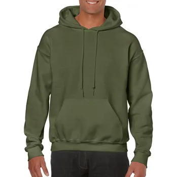 Pánská mikina Gildan Heavy Blend™ Adult Hooded Sweatshirt mikina, zelená (Military Green)