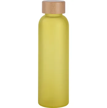 Skleněná láhev TAKE FROSTY, žlutá
