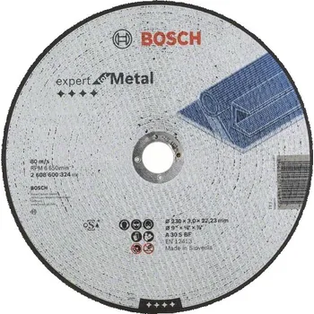 Řezný kotouč BOSCH Rovný rezací kotouc Expert for Metal A 30 S BF, 230 mm, 3,0 mm