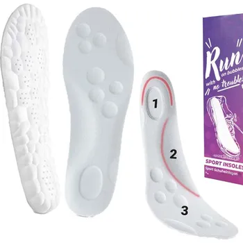 Vložka do bot Pěnové sportovní tlumící vložky do bot super měkké, EU (37-38)