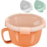 CURVER Kulatá dóza s uchem SMART TO GO 0,9l | transparentní / mix barev