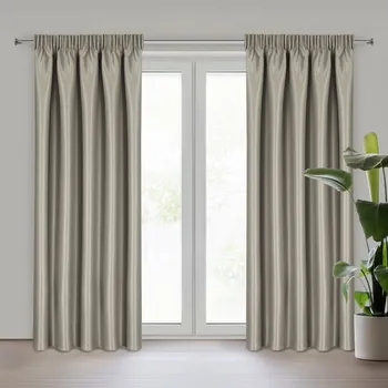 ArtFir Zatemňovací závěs SELINA T | tmavě béžová 140 x 270 cm