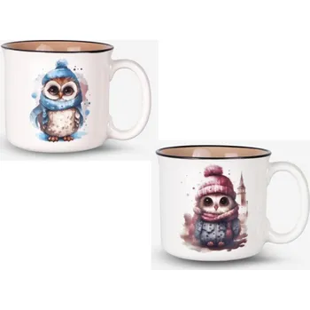 VERONI - Hrnek vánoční 220ml Sowa Otello různé motivy