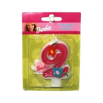 PROHOME - Svíčka číslice 2 Barbie