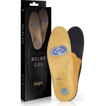 Vložka do bot Ortopedické kožené vložky do bot RELAX gel 44