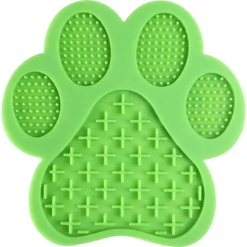 Miska pro psa Lízací podložka pro domácí mazlíčky, zelená
