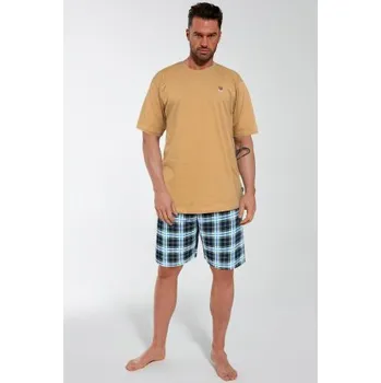 Pánské pyžamo Pánské pyžamo Cornette Nature 3 - bavlna Žlutá S