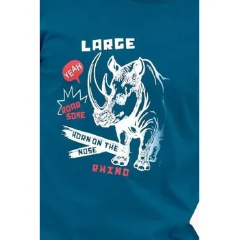 Chlapecké pyžamo Chlapecké pyžamo Cornette Rhino - bavlna Modrá 164