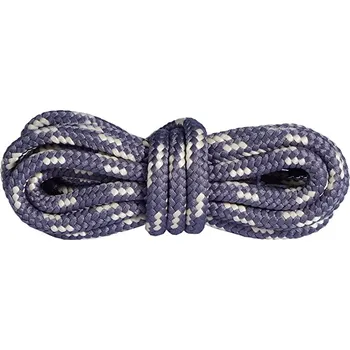 Tkaničky do bot Hrubé šedobéžové pevné šňůrky do turistických bot 150 cm