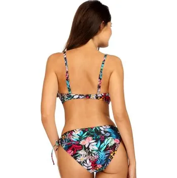 Dámské plavky Dvoudílné plavky Lorin L1194/3 - květinový vzor Barevná XS(34)